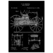 Road vehicle patent 540648 1895 by Charles Edgar Duryea. Automobile car history