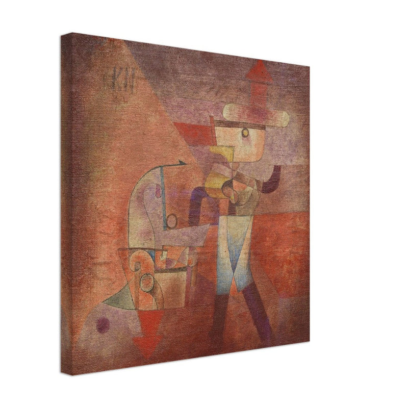 Paul Klee KN der Schmied ( KN the blacksmith ) abstract painting.