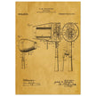 Hair Drier patent drawing by G M Kazanjian