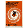 Vertigo by Alfred Hitchcock movie poster.