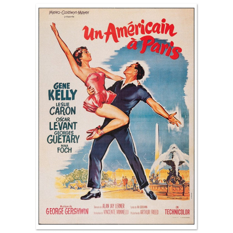 Un Americain a Paris movie poster.