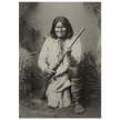Geronimo Apache leader.  Portrait of native american indian.