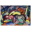 Drei Pferde  Three Horses painting reproduction by Franz Marc