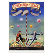 Vanity Fair magazine vintage cover by Rockwell Kent 1923. Two artists dancing at the circus.