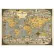 World Wonders, A Pictorial Map by Ernest Dudley Chase.