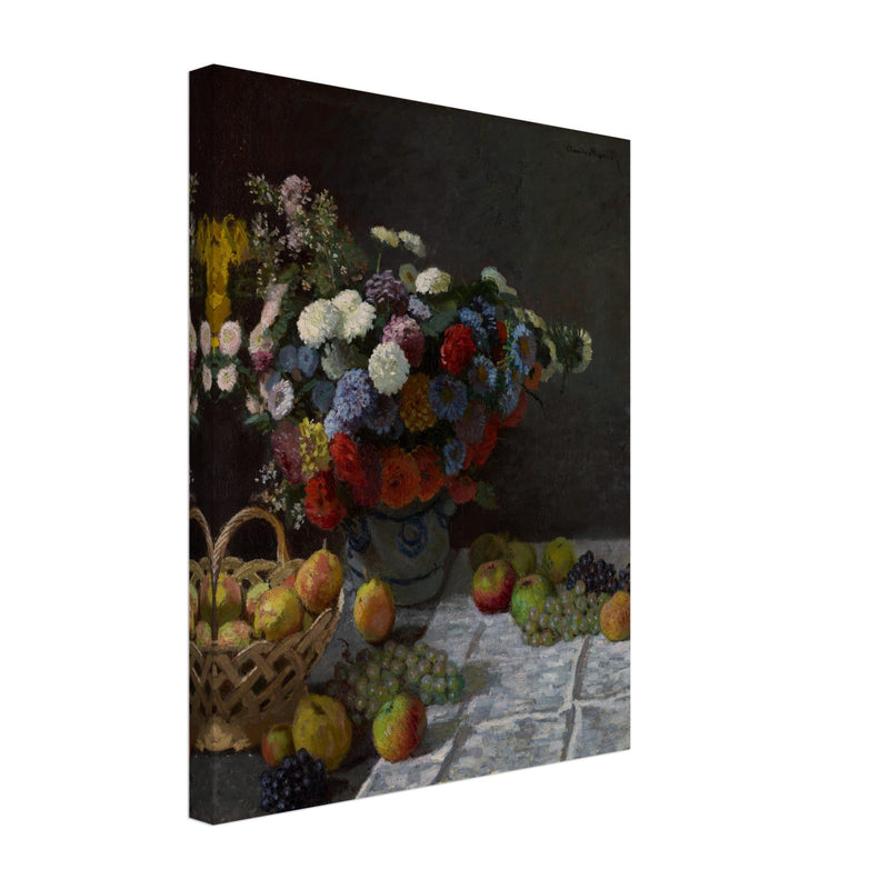 Still Life with Flowers and Fruit by Claude Monet