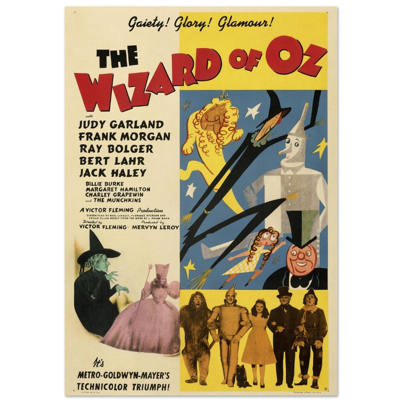 The Wizard of Oz movie poster.