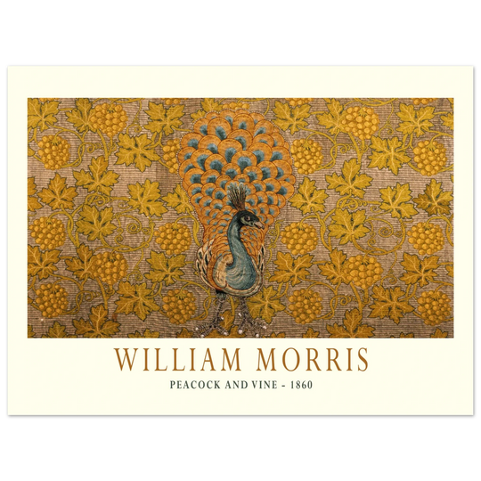 William Morris Peacock and Vine 1860 .