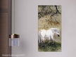 White horse by Gao Qifeng.