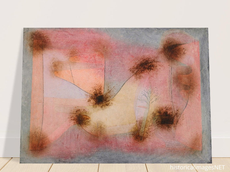 Paul Klee Hardy plants abstract painting.