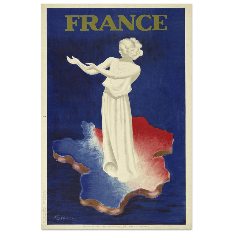 France advertising vintage poster by Leonetto Cappiello in 1937.