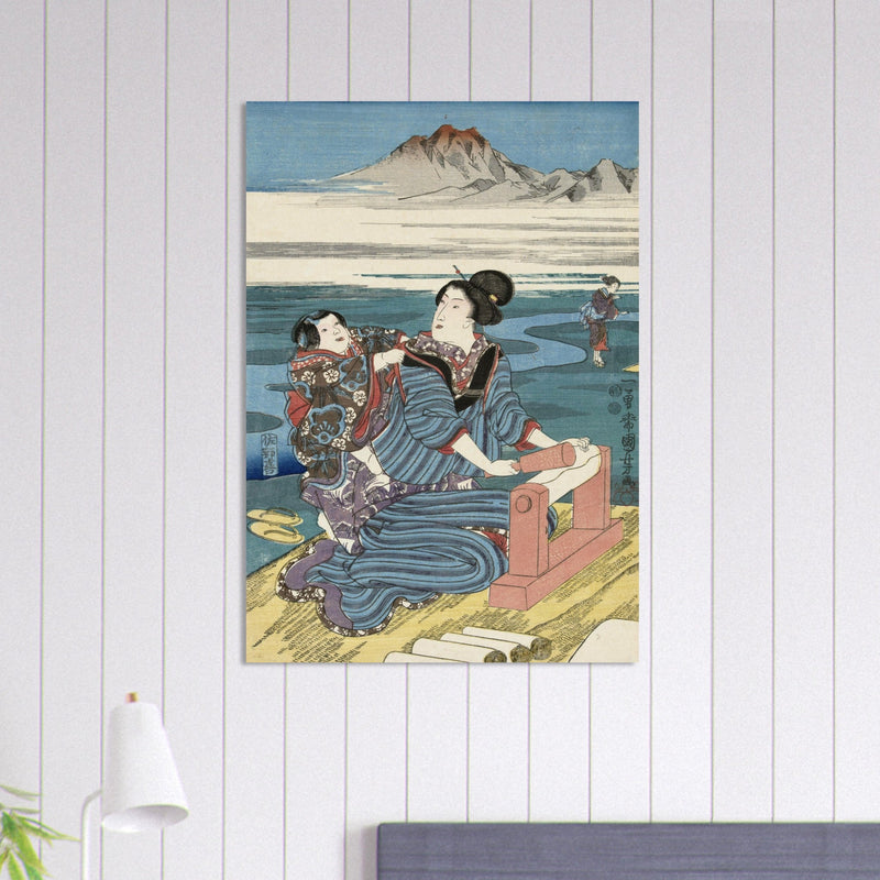 The Toi Tama River in Settsu Province by Utagawa Kuniyoshi,