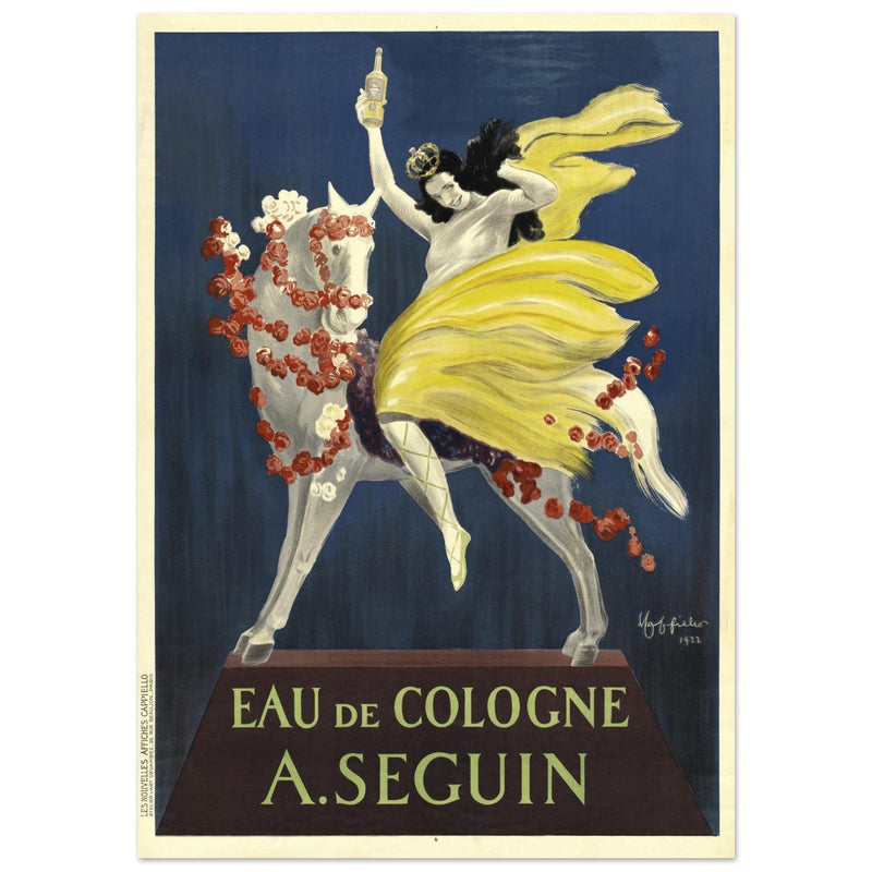 Eau de Cologne ( Cologne water ) vintage advertising poster 1922 by Leonetto Cappiello.