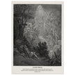 Gustave Dore The Bible engraving print . Jacob's dream.