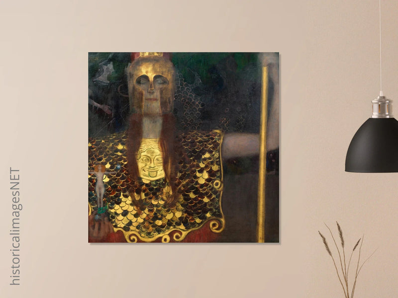 Gustav Klimt Pallas Athene painting