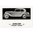 Adler Trumpf Junior Cabrio limousine car vintage print reproduction.