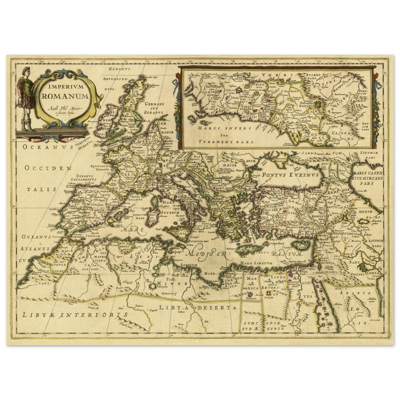 The Roman Empire ancient map by Phil Briet.
