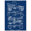 Motor Vehicle patent. Vintage car illustration.