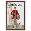 La Mode Chic old vintage fashion magazine cover from the 30s.