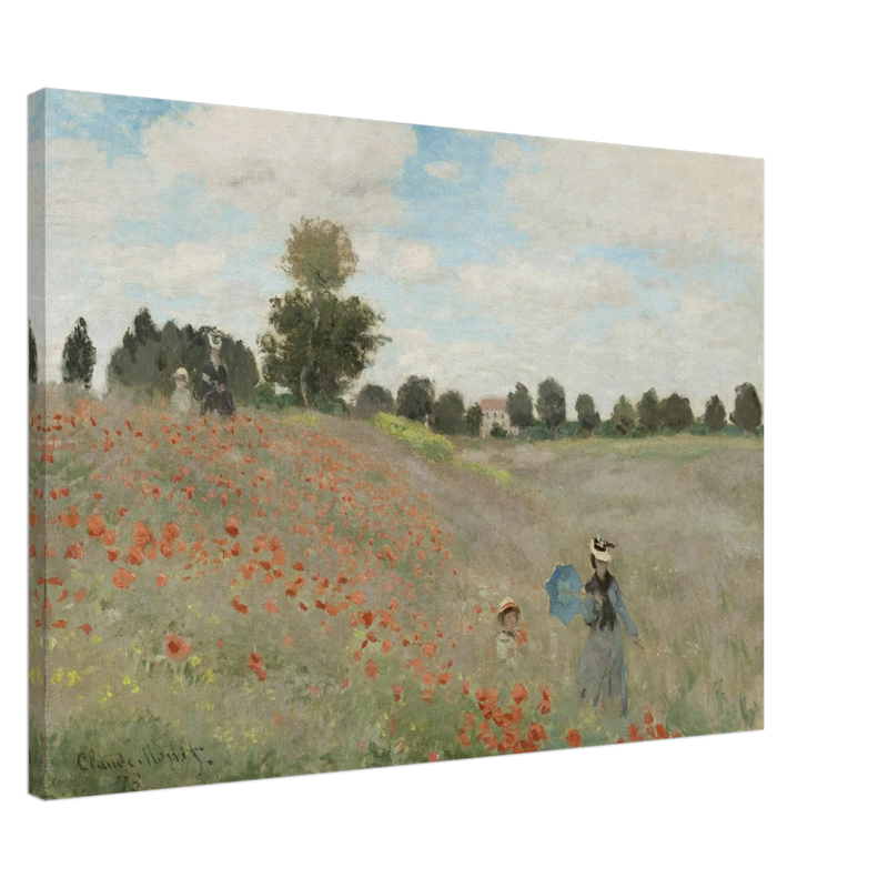 Poppy Field by Claude Monet