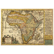 Africa ancient map of the XVIII century by Johann Georg Schreiber.