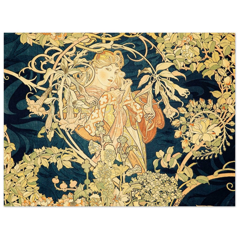 Art Nouveau Alphonse Mucha La Plume.