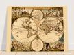 Ancient world map. Nova orbis tabvla in lvcem edita by Frederik de Wit
