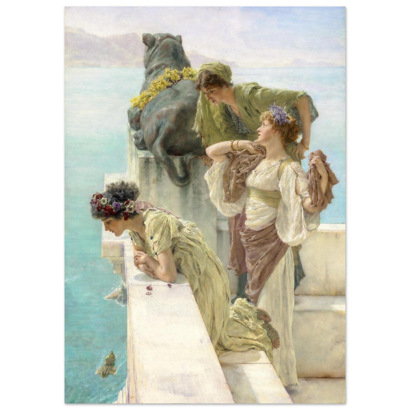 A Coign of Vantage by Sir Lawrence Alma Tadema painting.