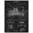 Road vehicle patent 540648 1895 by Charles Edgar Duryea. Automobile car history