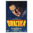 Dracula movie poster. Bela Lugosi vampire film .