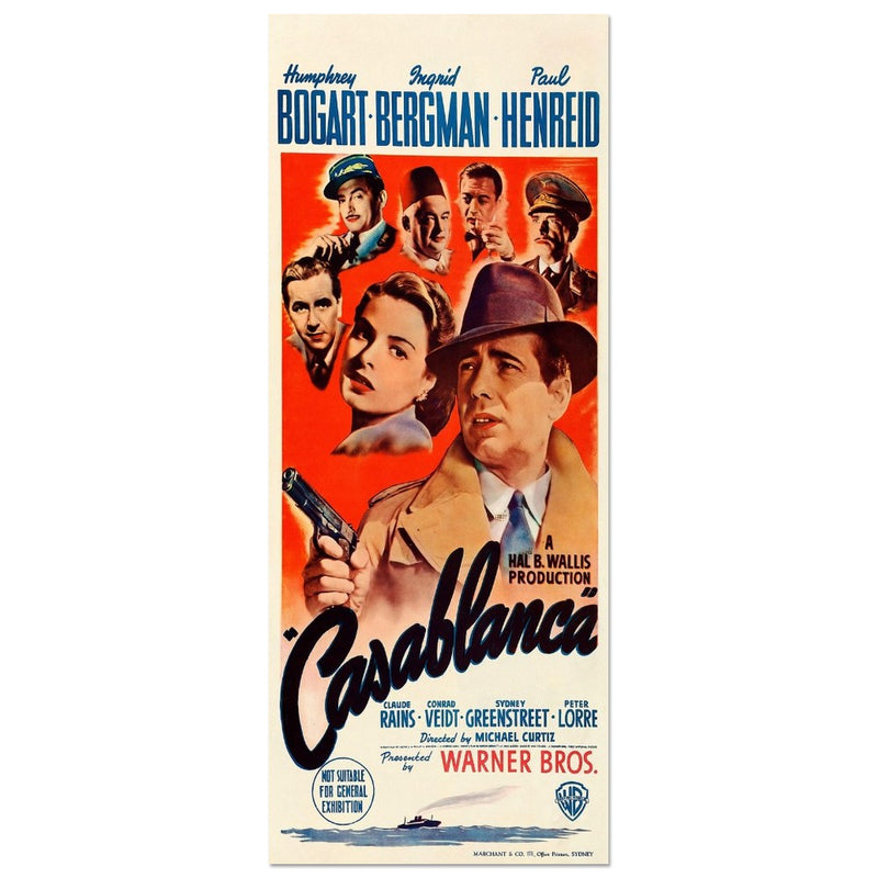 Casablanca movie poster.