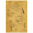 Vintage revolver patent by C P O'Neill.