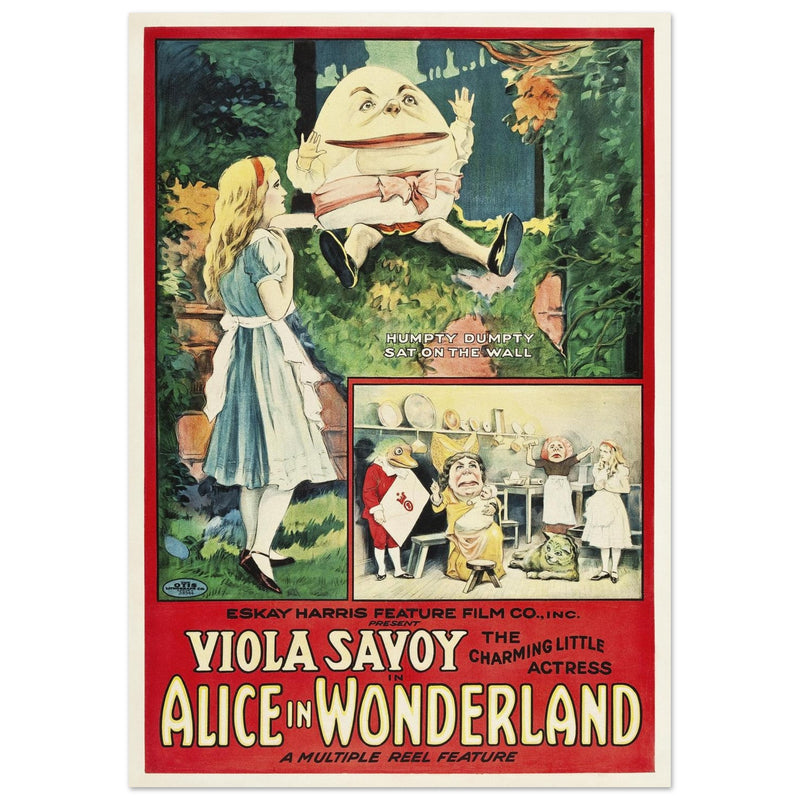 Alice in Wonderland movie poster.