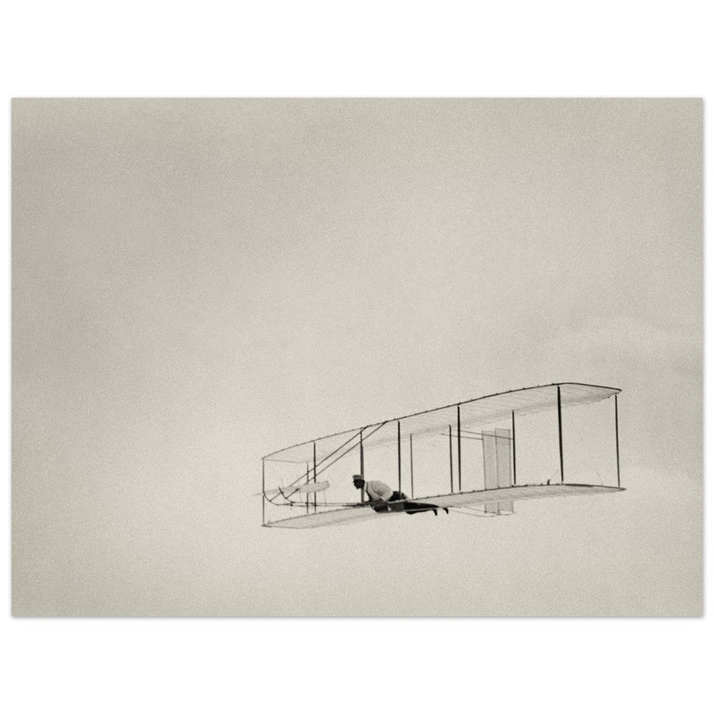Glide of the Wright brother. The history of aviation.