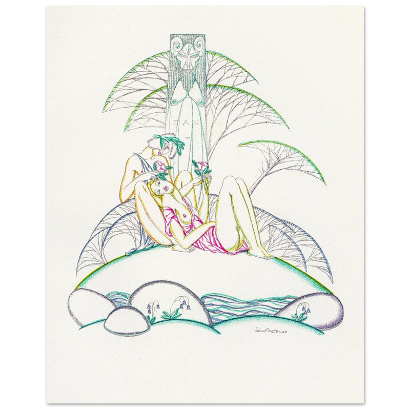 Daphnis and Chloe illustration by John Austen.