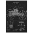 Road vehicle patent 540648 1895 by Charles Edgar Duryea. Automobile car history