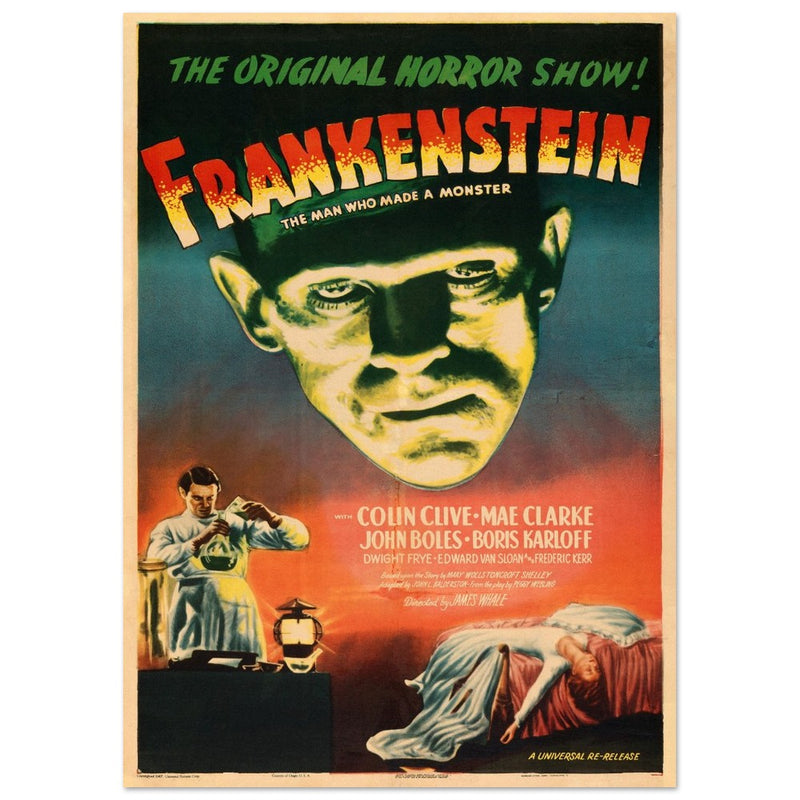 Frankenstein movie poster.