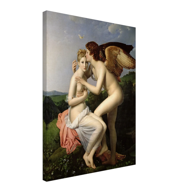 Psyche and Cupid, also known as Psyche receiving Cupid's first kiss by Francois Gerard 1798.