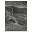 Gustave Dore Paradise Lost engraving . Moses and the stone tablets.