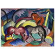 Drei Pferde  Three Horses painting reproduction by Franz Marc