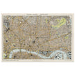 London city vintage map 1904.