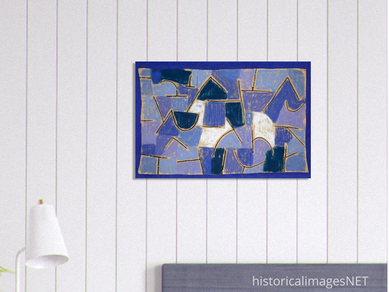 Paul Klee Blue night abstract painting.    .