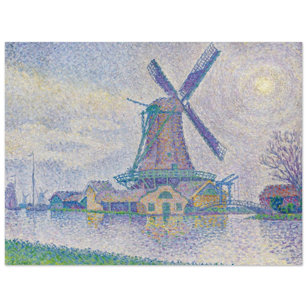Paul Signac Moulin d' Edam Windmill in Edam painting