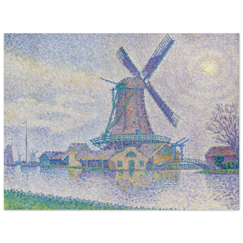 Paul Signac Moulin d' Edam Windmill in Edam painting