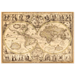 World map. Nouvelle et Exacte Description du Globe Terrestre Reveue Corrigee et Augmentee ... by Guillaume Blaeu