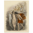 Paul Emile Becat erotic illustration Les Baiseres IV ( The Kisses ) Fourth Kiss. The New Olympus.