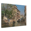 A canal in Venice by Martin Ricoca 1875. Italy .