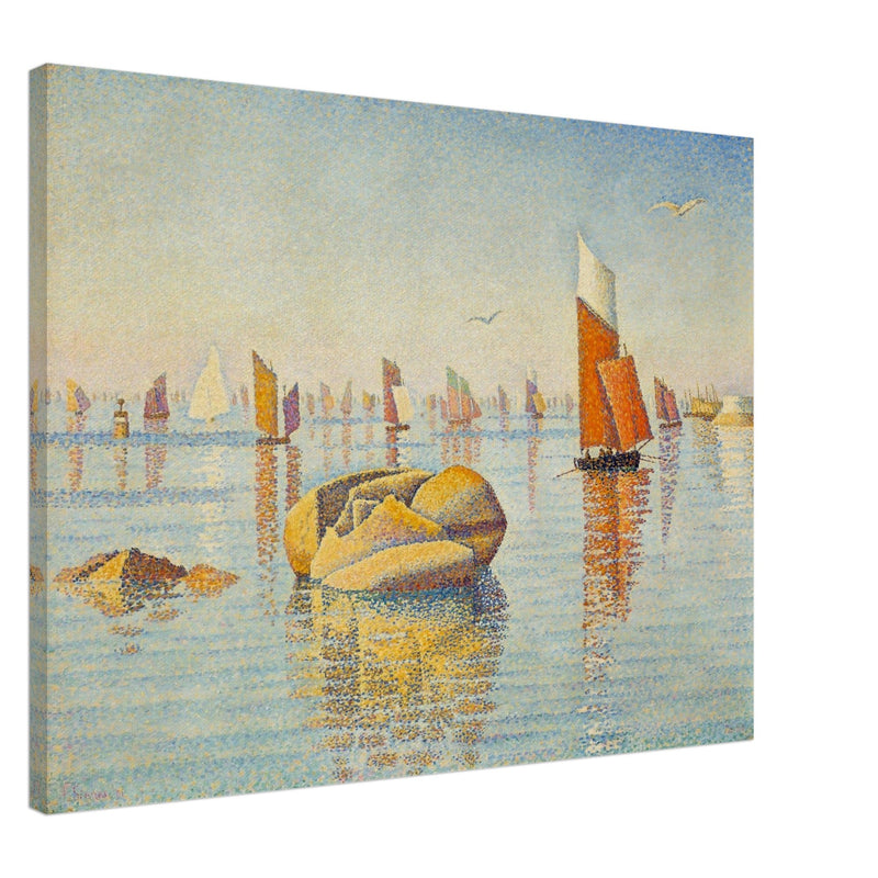 Paul Signac Concarneau, calme du matin painting