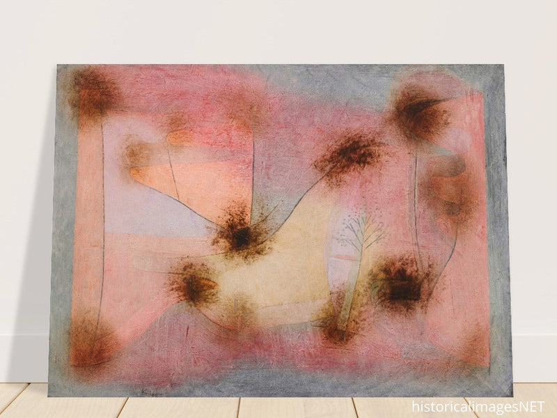 Paul Klee Hardy plants abstract painting.