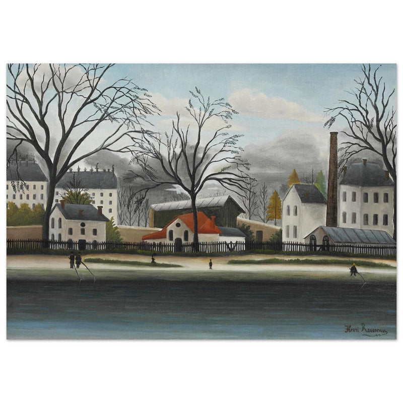 Henry Rousseau painting The Banlieue